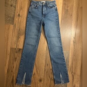 Zara Straight Leg Blue Jeans